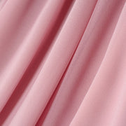 Elegant Crew Neck Long Sleeve Chiffon Abaya Dress with Matching Headscarf (AA230)